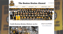 Desktop Screenshot of bostonbruinsalumni.com