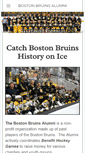 Mobile Screenshot of bostonbruinsalumni.com