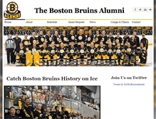 Tablet Screenshot of bostonbruinsalumni.com